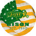 NDSU Bison 12" Team Color Flag Sign