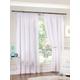Emma Barclay Lined Pencil Pleat Voile Curtain Pair in White - Width 90 x Drop 90" (228 x 228cm)