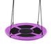 Costway 40 Inch Flying Saucer Tree Swing Indoor Outdoor Play Set-Purple