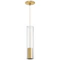 Captra 3" Wide Clear Glass LED Freejack Mini Pendant Light