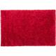 Tapis Shaggy Poil Long Rouge en Polyester et Coton pour Chambre ou Salon au Style Scandinave 200 x