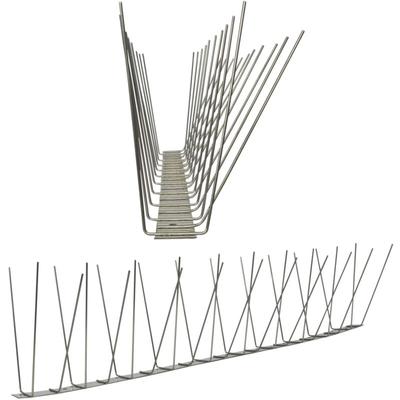Pestsystems - 5 Meter (10 x 0,5) Taubenspikes 3-reihig auf V2A-Standard - hochwertige Lösung für