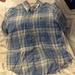 Polo By Ralph Lauren Shirts | Blue Linen Plaid Casual Men’s Shirt | Color: Blue/White | Size: L