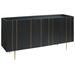 Signature Design Brentburn Accent Cabinet in Black/Gold Finish - Ashley Furniture A4000260