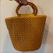 Anthropologie Bags | Anthro Bucket Bag W/Tortoise Handles | Color: Yellow | Size: Os