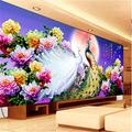 5D Diamond Painting Kits Full Drill Paint by Number Kits for Adults for Home Wall Decor, Peacock Diamond Painting (B,150 * 60cm)