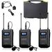 Movo Photo WMX-20-DUO 2-Person Camera-Mount Wireless Lavalier Microphone System (UHF: WMX-20-DUO