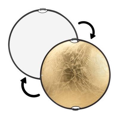 Impact Circular Collapsible Reflector with Handles (Gold/White, 52