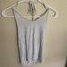 American Eagle Outfitters Tops | Ae Striped Stretchy And Soft Tank | Color: Gray/White | Size: S