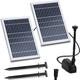 Uniprodo Solar-Springbrunnen - 1.350 l/h