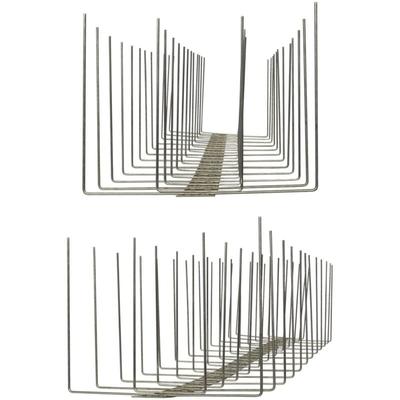 10 Meter (20 x 0,5m) Taubenspikes 4-reihig auf V2A-Titan - hochwertige Lösung für Vogelabwehr