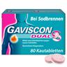 Gaviscon Dual 250mg/106,5mg/187,5mg Kautabletten 80 St