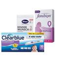 Clearblue Ovulationstest fortschrittlich & digital + Femibion 0 Babyplanung Ritex Kinder 1 St Set