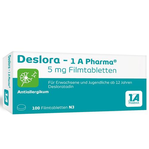 Deslora-1A Pharma 5 mg Filmtabletten 100 St