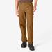 Dickies Men's Relaxed Fit Heavyweight Duck Carpenter Pants - Rinsed Brown Size 36 X 32 (1939)