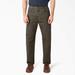 Dickies Men's Relaxed Fit Heavyweight Duck Carpenter Pants - Rinsed Moss Green Size 44 32 (1939)