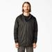 Dickies Men's Fleece Lined Nylon Hooded Jacket - Black Size S (33237)