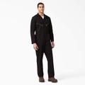 Dickies Men's Deluxe Blended Long Sleeve Coveralls - Black Size L (48799)