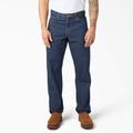 Dickies Men's Regular Fit Jeans - Rinsed Indigo Blue Size 36 30 (9393)