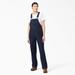 Dickies Women's Relaxed Fit Bib Overalls - Dark Indigo Size L (FB206)