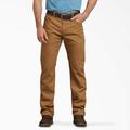 Dickies Men's Regular Fit Duck Pants - Stonewashed Brown Size 32 30 (DP803)