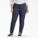 Dickies Women's Plus Perfect Shape Skinny Fit Pants - Rinsed Navy Size 24W (FPW40)