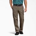 Dickies Men's Flex Regular Fit Cargo Pants - Mushroom Size 42 32 (WP595)