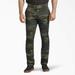 Dickies Men's Skinny Fit Work Pants - Hunter Green Camo Size 31 30 (WP801)