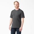 Dickies Men's Heavyweight Heathered Short Sleeve Pocket T-Shirt - Charcoal Gray Heather Size 3 (WS450H)