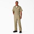 Dickies Men's Big & Tall Short Sleeve Coveralls - Khaki Size Xl XL (33999)