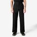 Dickies Men's Loose Fit Double Knee Work Pants - Black Size 46 30 (85283)