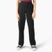 Dickies Girls' Slim Fit Pants, 4-20 - Black Size 8 (KP5519)