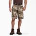 Dickies Men's Relaxed Fit Ripstop Cargo Shorts, 11" - Pebble Brown/black Camo Size 32 (WR351)