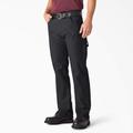 Dickies Men's Relaxed Fit Heavyweight Duck Carpenter Pants - Rinsed Black Size 40 32 (1939)