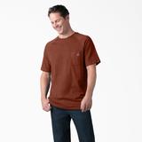 Dickies Men's Cooling Short Sleeve Pocket T-Shirt - Red Rock Heather Size M (SS600)