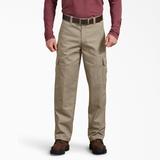 Dickies Men's Active Waist Regular Fit Cargo Pants - Desert Sand Size 40 30 (WP849)