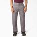 Dickies Men's Loose Fit Double Knee Work Pants - Silver Size 32 (85283)