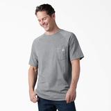 Dickies Men's Cooling Short Sleeve Pocket T-Shirt - Heather Gray Size (SS600)