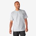 Dickies Men's Big & Tall Heavyweight Short Sleeve Pocket T-Shirt - Ash Gray Size 2 (WS450)