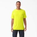 Dickies Men's Cooling Short Sleeve Pocket T-Shirt - Bright Yellow Size 3Xl (SS600)