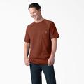 Dickies Men's Cooling Short Sleeve Pocket T-Shirt - Red Rock Heather Size XL (SS600)