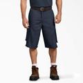 Dickies Men's Loose Fit Cargo Work Shorts, 13" - Dark Navy Size 38 (WR888)