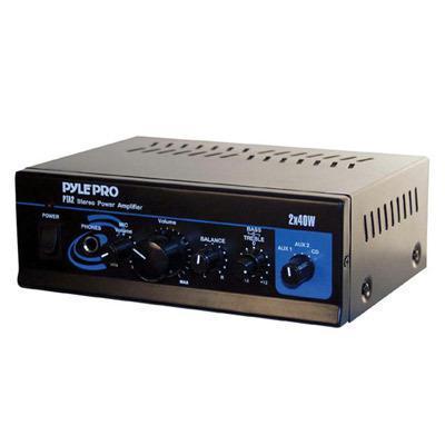 Pyle PTA2 Mini Stereo Power Amplifier