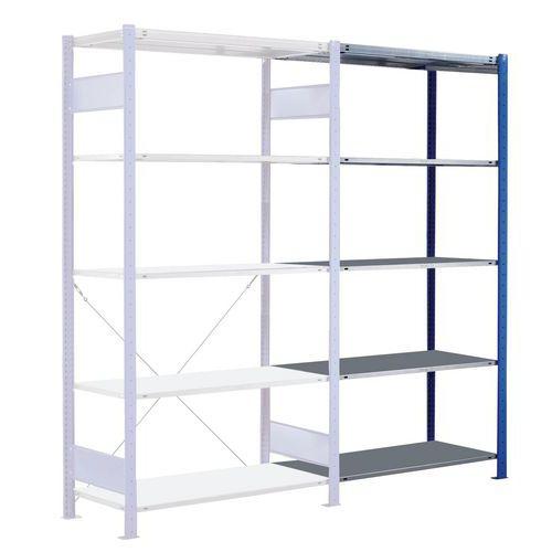 Suivant Easy-fix Simple Face 2000x1000x600 Bleu Gris - Schulte Lagertechnik