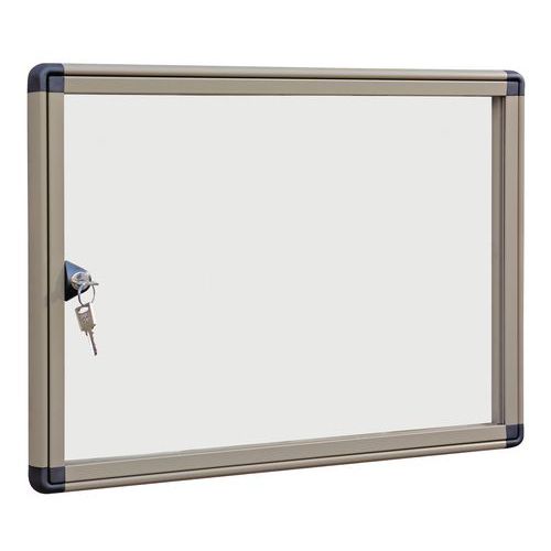 Mini Vitrine D'affichage Extérieur Alcor Gris Format A4 2 Feuilles - Planorga