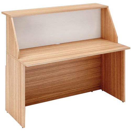 Comptoir Haut Musa L 140 Cm Noyer / Blanc - Artarredi