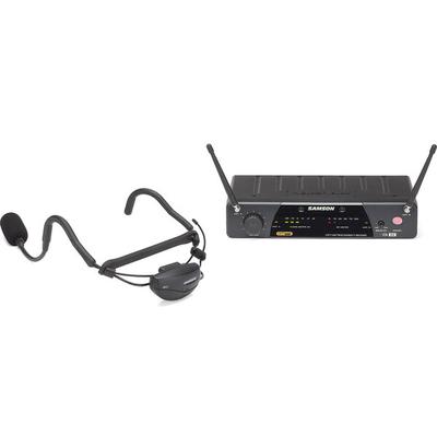 Samson AirLine 77 Fitness Headset, AH7 Wireless System, K4