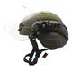 Airsoft MICH 2000 ACH Tactical Helmet with Clear Visor NVG Mount and Side Rail