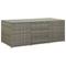 vidaXL Garden Storage Box Poly Rattan 180x90x70 cm Grey