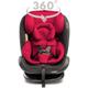 Mundo Siège-auto pivotant 360° isofix évolutif Groupe 0+/1/2/3 Rouge